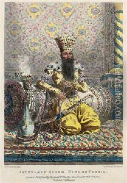 Costume Of Persia Oil Painting - Aleksandr Osipovich Orlovski