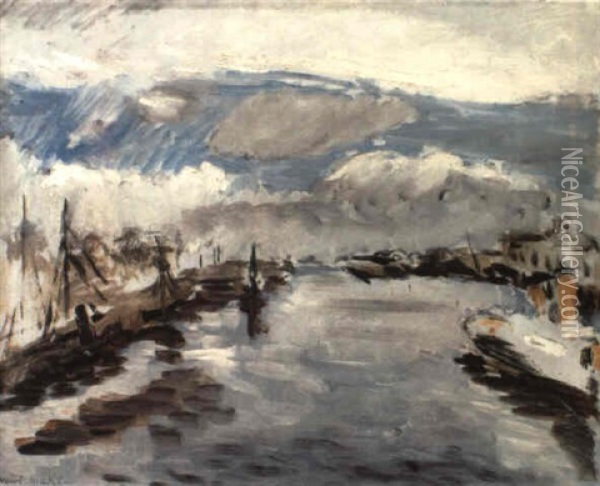 Cherbourg, Le Bassin Oil Painting - Henri Matisse
