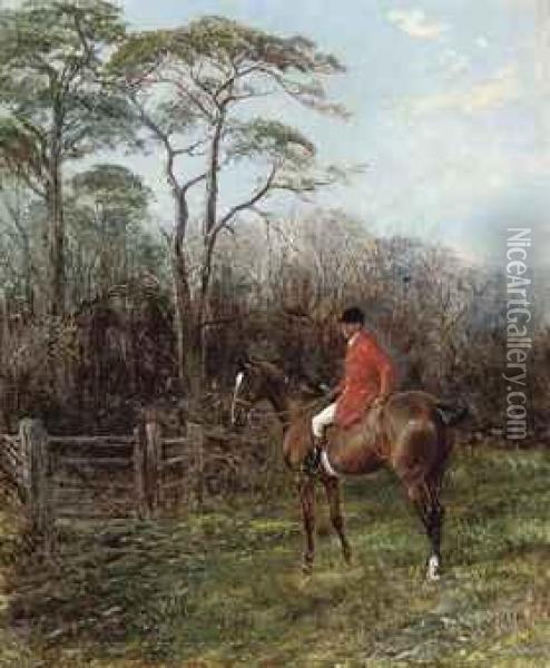 Waiting For The Hunt Oil Painting - Heywood Hardy