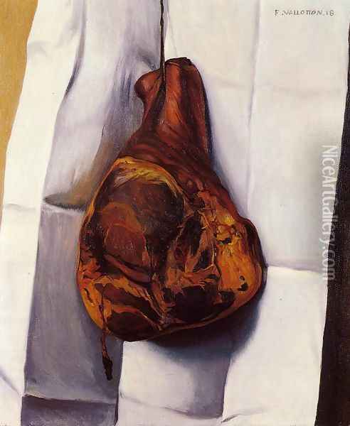 The Ham Oil Painting - Felix Edouard Vallotton