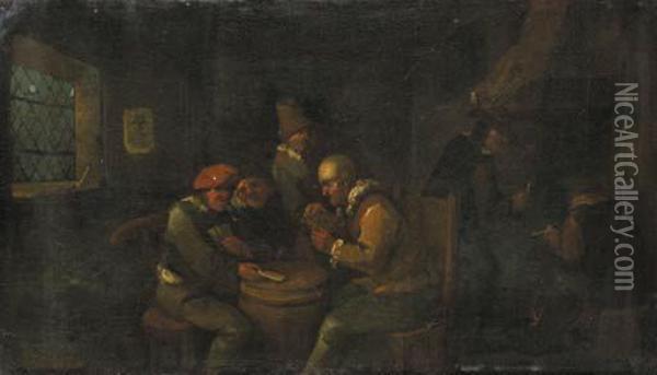 Boors Oil Painting - Egbert Ii Van Heemskerck