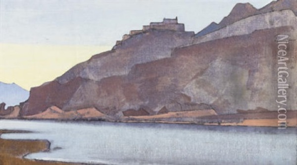 Brahma Putra Oil Painting - Nikolai Konstantinovich Roerich