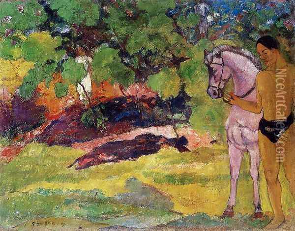 The Rendezvous Oil Painting - Paul Gauguin