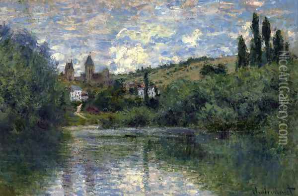 View of Vetheuil I Oil Painting - Claude Oscar Monet