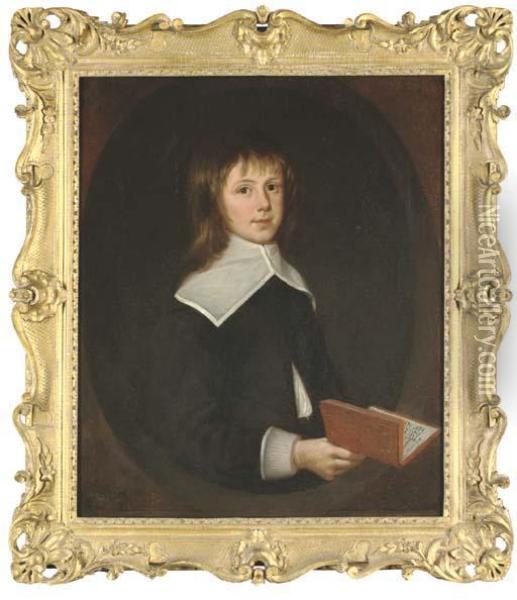 Portrait Of Thomas Oxenden Of Maydeken, Barham Oil Painting - Henry Gibbs