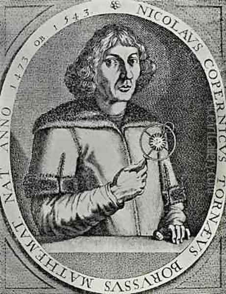 Copy of a Self Portrait Oil Painting - Copernicus, Nicolaus