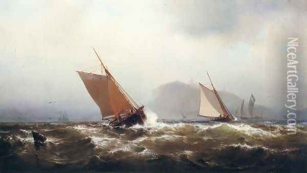 Stormy Breezes Oil Painting - Mauritz F. H. de Haas
