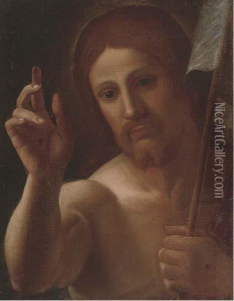 Christ Oil Painting - Alessandro Tiarini