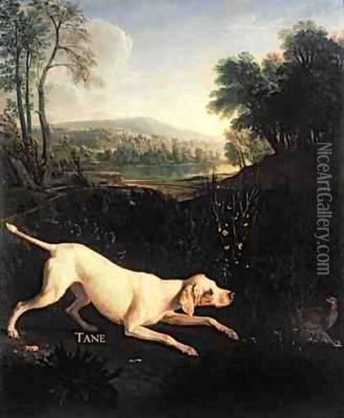 Louis XIVs Dog Tane Oil Painting - Alexandre-Francois Desportes