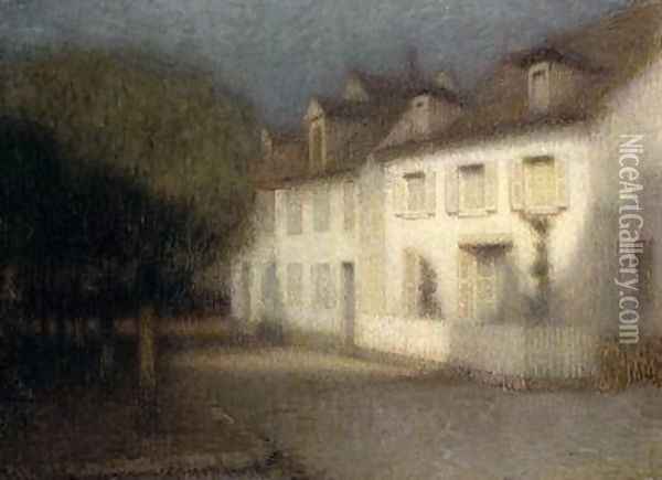 The House Oil Painting - Henri Eugene Augustin Le Sidaner
