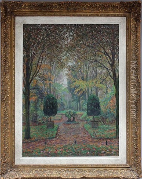 Im Schlossgarten (sanssouci) Oil Painting - Paul Hoeniger