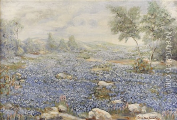 Flowers Of Springtime Oil Painting - Edna Earl Crocker