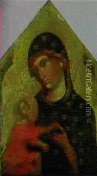Madonna Col Bambino Oil Painting - Paolo Veneziano