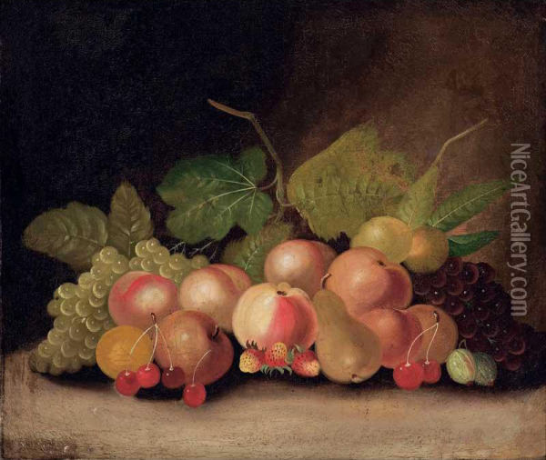 Still Life Of Fruit Oil Painting - William Buelow Gould