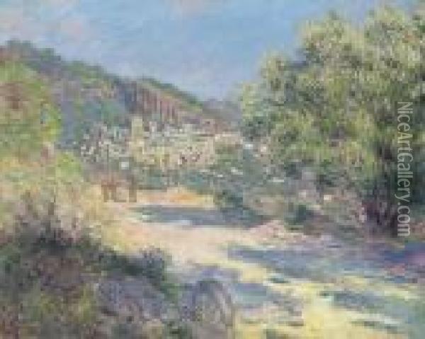 Route De Monte-carlo Oil Painting - Claude Oscar Monet