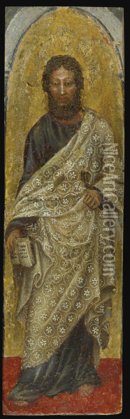 Saint Bartholomew Oil Painting - Gentile Da Fabriano