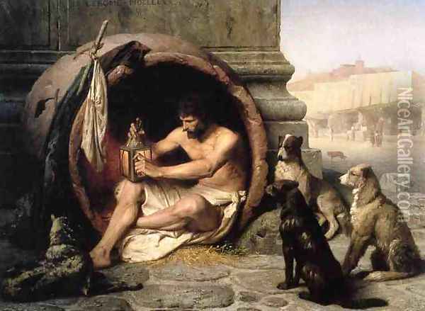 Diogenes Oil Painting - Jean-Leon Gerome