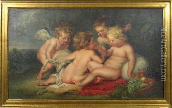 Qualitatvolle Kopie Nach Rubens Oil Painting - J. Greven