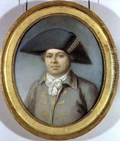 Portrait of Georges Cadoudal 1771-1804 Oil Painting - Joseph Ducreux