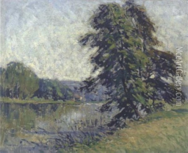 Landschaft Oil Painting - Auguste Prevot-Valeri