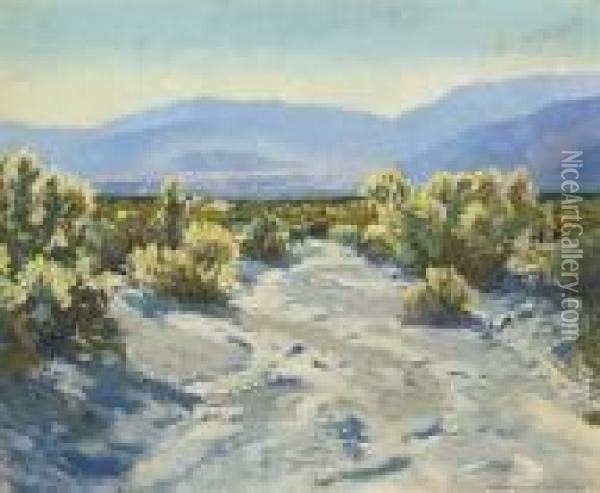 Desert Wash Oil Painting - William Alexander Griffith