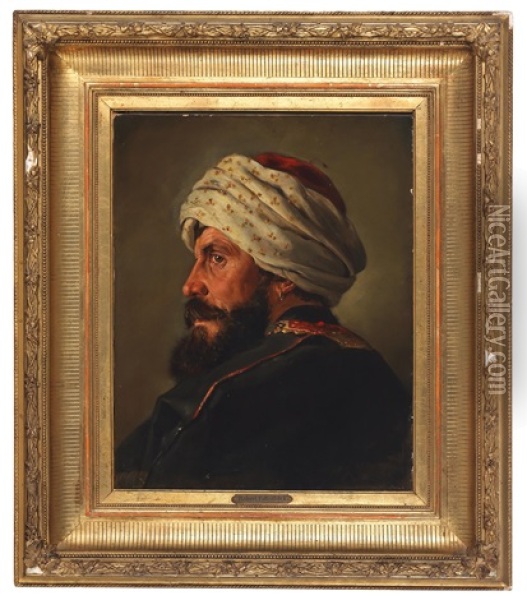 An Arab Oil Painting - Richard Fallenboeck