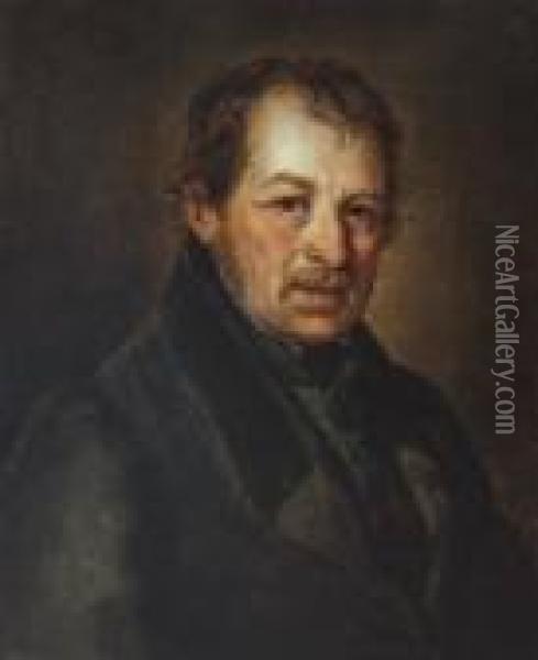 Kgl.bayerischen Forstwarts Josef Kirchmaier Oil Painting - Georg Maximilian Johann Von Dillis