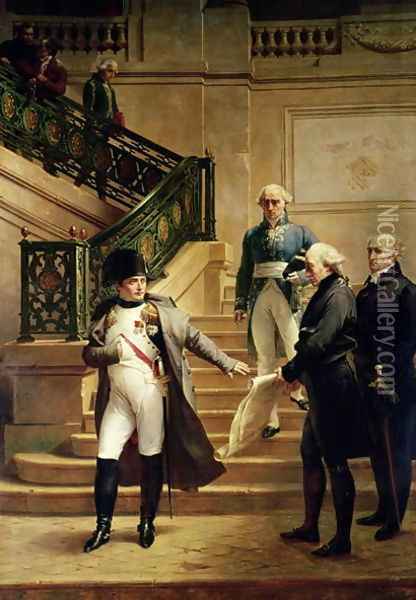 Napoleon I Oil Painting - Merry Joseph Blondel