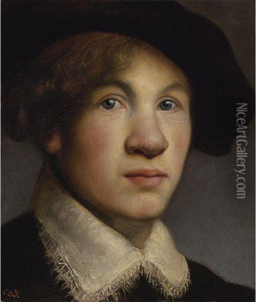 Tronie Of A Young Man Oil Painting - Isaac de Jouderville
