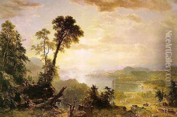 Progress (The Advance of Civilization) 1853 Oil Painting - Asher Brown Durand