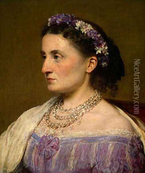 Duchess de Fitz-James Oil Painting - Ignace Henri Jean Fantin-Latour