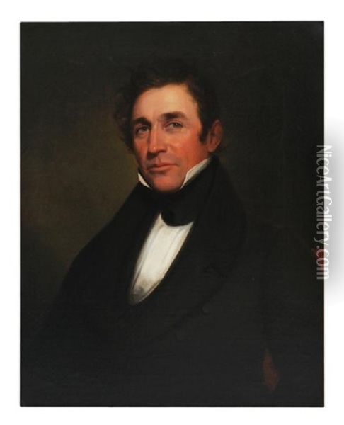 Portrait Of George Wilmer Ford: Born 1795; War Of 1812 Oil Painting - Samuel F.B. Morse