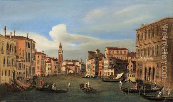 Canale Grande, Venezia Oil Painting - Michele Marieschi