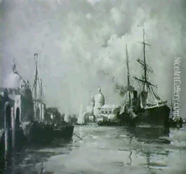Venice Oil Painting - Edmund Aubrey Hunt