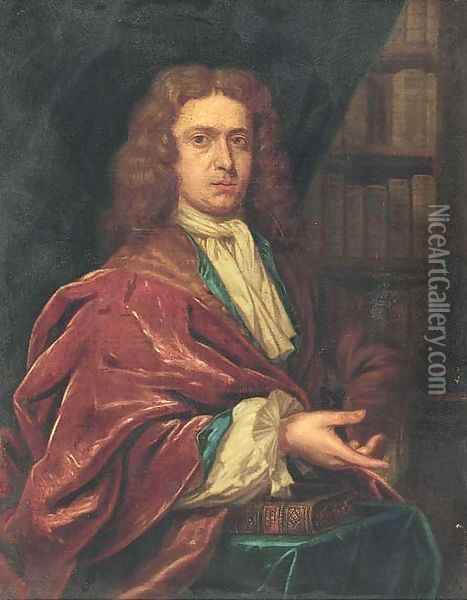 Portrait of a gentleman Oil Painting - Sir Peter Lely