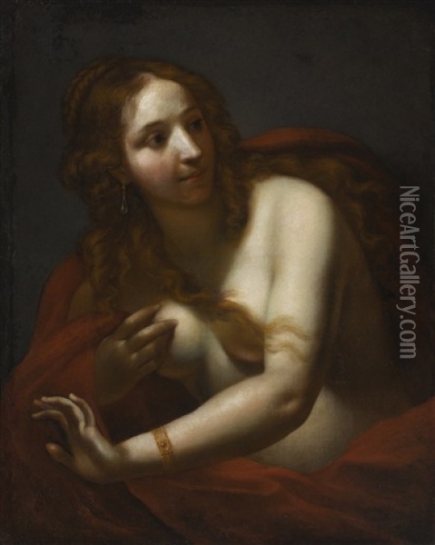 The Penitent Magdalene Oil Painting - Simone Pignoni