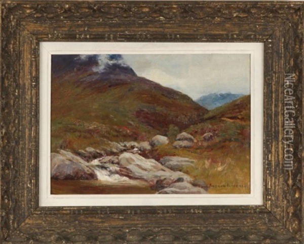 Rocky Landscape Oil Painting - Andrew Black