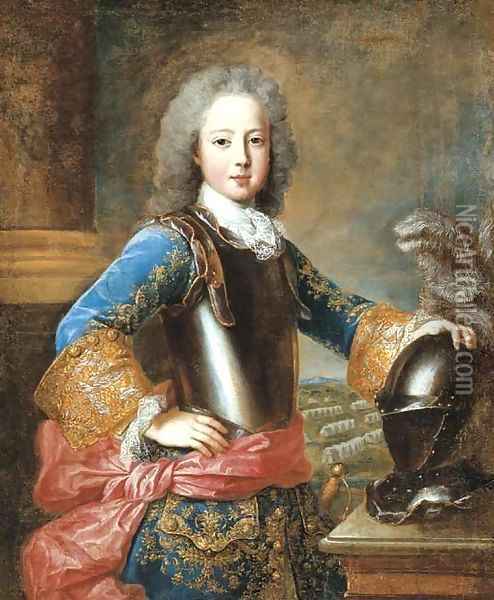 Portrait of a Nobleman Oil Painting - Alexis-Simon Belle