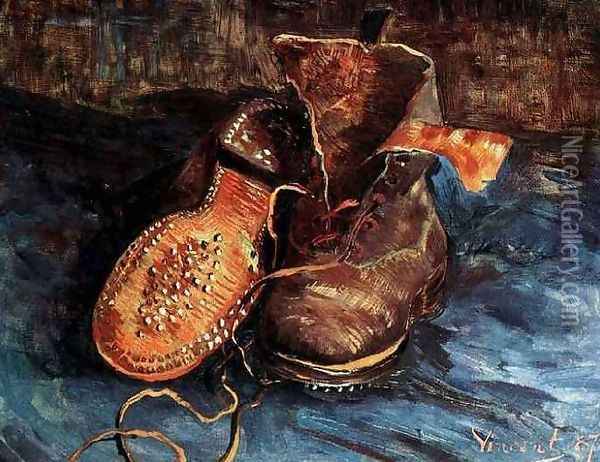 Pair Of Shoes A IV Oil Painting - Vincent Van Gogh