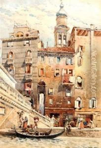 Venetian Oil Painting - Alexander Henry Hallam Murray
