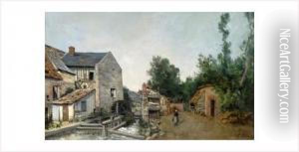 Le Moulin Oil Painting - Paul Emmanuel Peraire