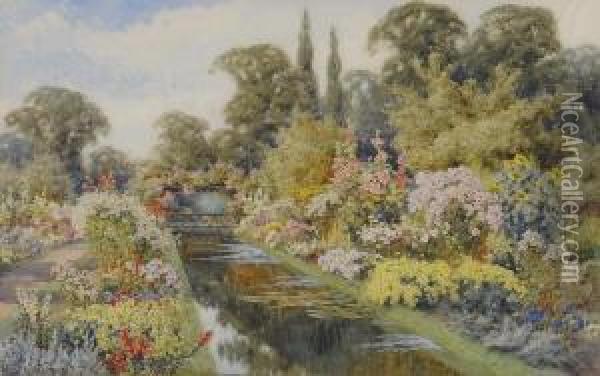 The Walled Garden Oil Painting - Lilian Stannard