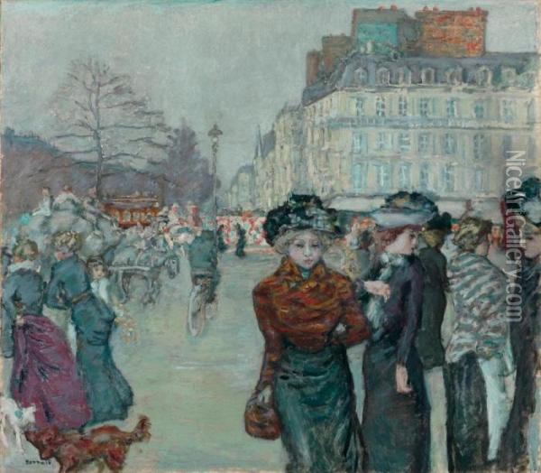 Place Clichy Oil Painting - Pierre Bonnard