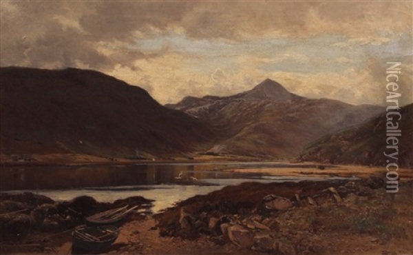 Loch Carron Ross-shire Oil Painting - Alexander Young