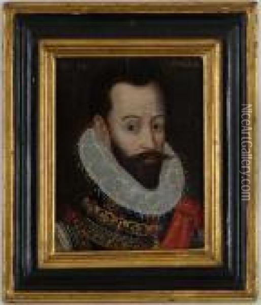 Portrait D'alessandro Farnese, Duc De Parme Oil Painting - Otto van Veen