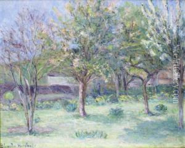 Verger Et Jardin A Giverny Oil Painting - Blanche Hoschede-Monet