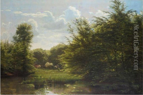 Summer Landscape Oil Painting - Christian Zacho
