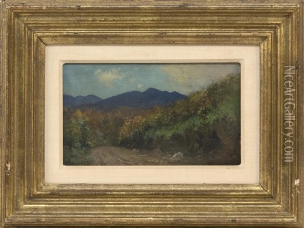 Macintyre Range, Adirondacks Oil Painting - William Louis Sonntag