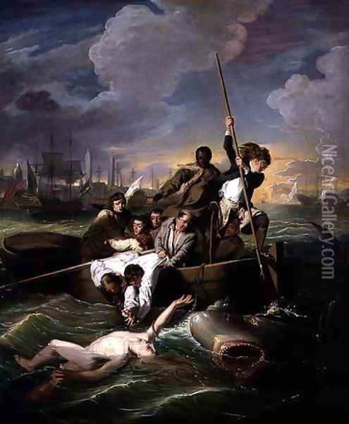 Watson and the Shark, 1782 Oil Painting - John Singleton Copley