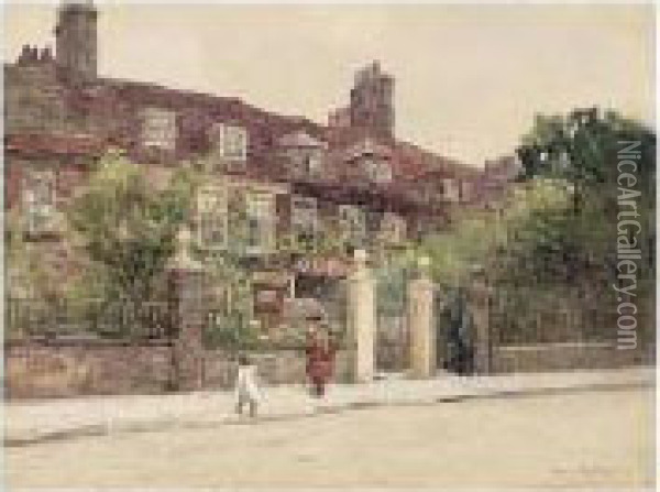 The House Of The Chelsea Pensioners Oil Painting - Rose Barton